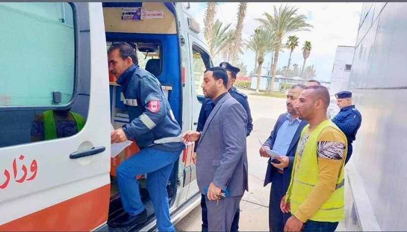 وصول جثمان الغريق عدي معبر رفح البري