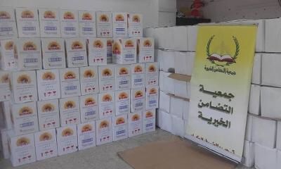 &quot;التضامن&quot; توزع طرودا غذائية و كسوة العيد على 6000 أسرة في نابلس