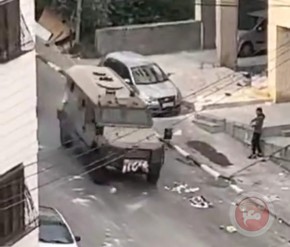 اصابة طفل- جيش الاحتلال ينسحب من نابلس بعد اعتقال شاب (فيديو)