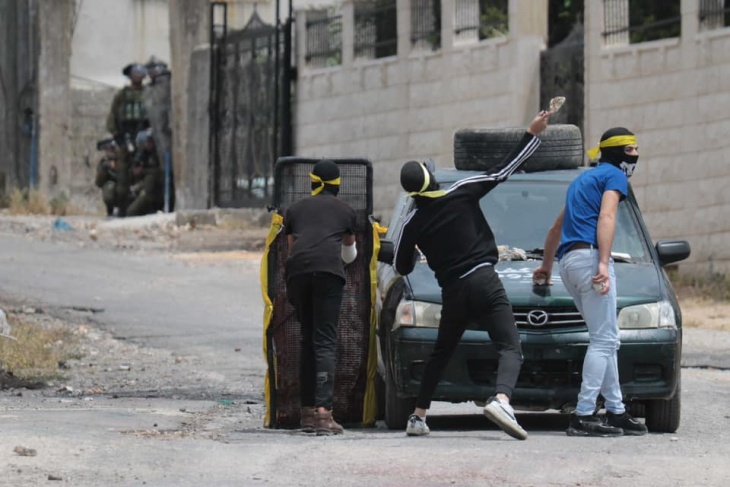 Two people were injured by metal bullets in confrontations with the occupation in Kafr Qaddum