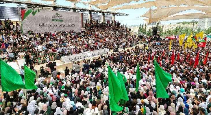 لصالح الكتلة الاسلامية- إعلان نتائج انتخابات مجلس طلبة جامعة بيرزيت 