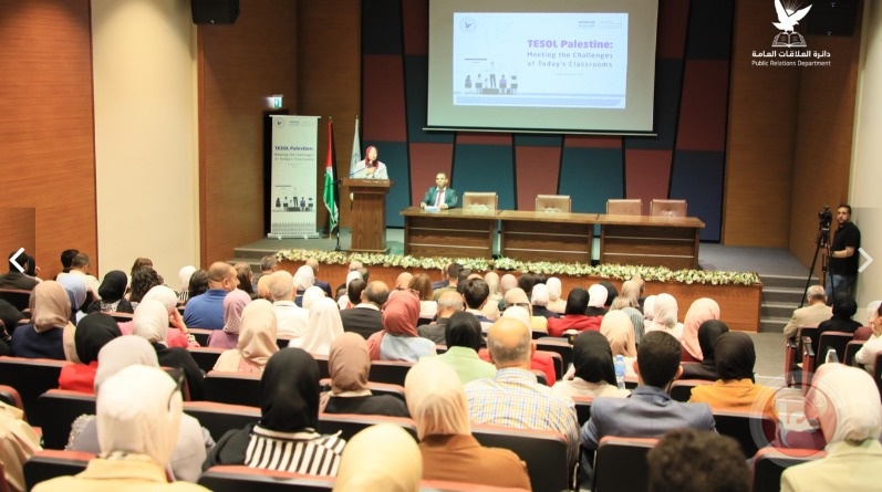 جامعة النجاح تطلق فعاليات مؤتمر تدريس اللغة الإنجليزية للمتحدثين بلغات أخرى (TESOL) فلسطين