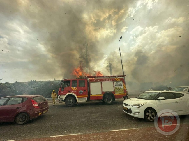 220 حريقًا في اسرائيل وانقطاع للتيار الكهربائي