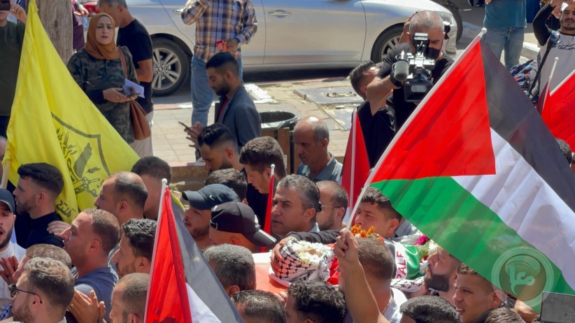 تشييع جثمان الطفل الشهيد محمد التميمي في رام الله 