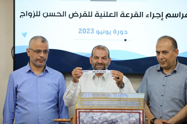 الشباب والثقافة بغزة تُجري القرعة العلنية لقرض الزواج