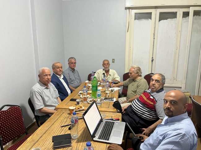 وفدٌ قياديٌّ من الجبهة الشعبيّة يلتقي حزب التحالف المصري 