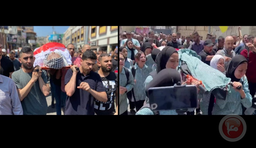جنين تودع الشهيدين سنان ونغنغية