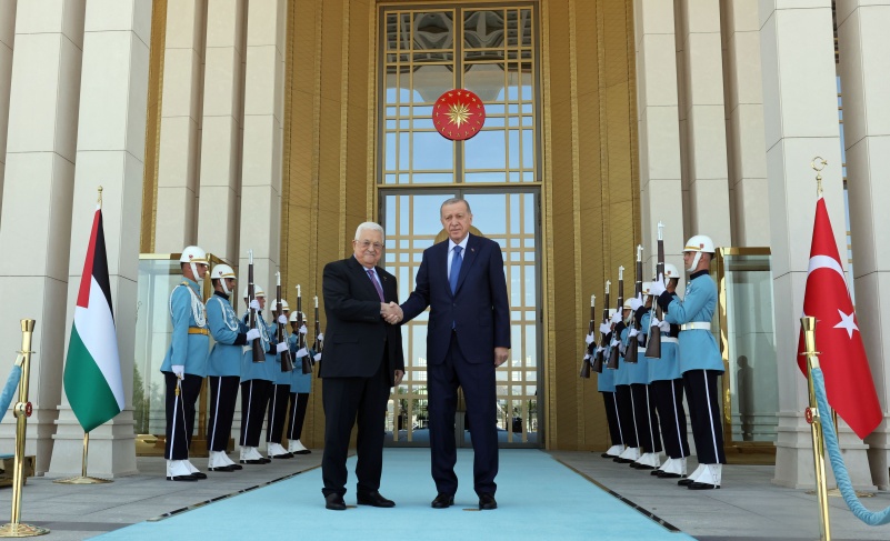 Details of President Abbas's meeting with his Turkish counterpart