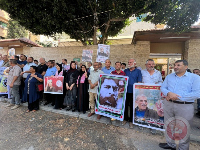 A stand in Gaza, rejecting the decision of "Ben Gvir"  About the early release of prisoners