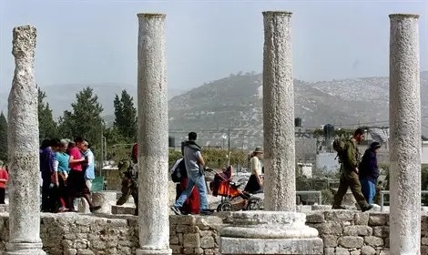 Sebastia.. The occupation initiates a Judaization scheme in the archaeological site