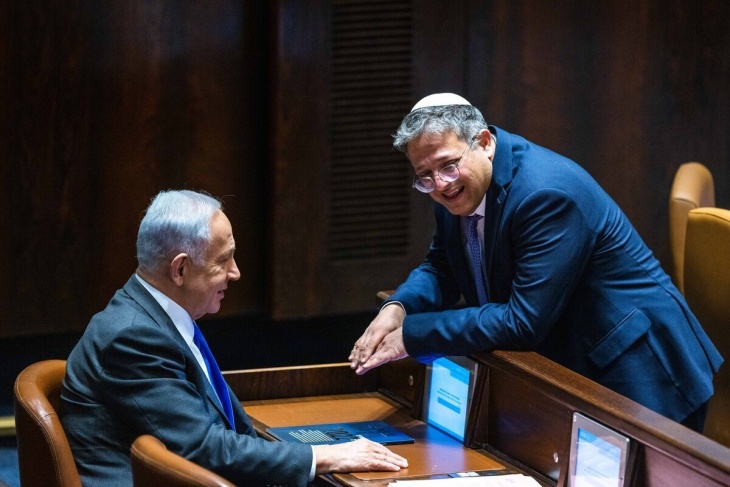 Netanyahu again justifies the statements of his extremist minister, Ben Gvir