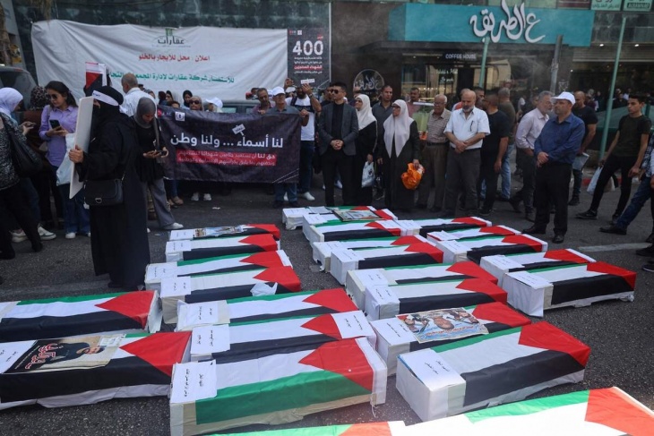 Pause in Hebron to demand the recovery of the bodies of the martyrs