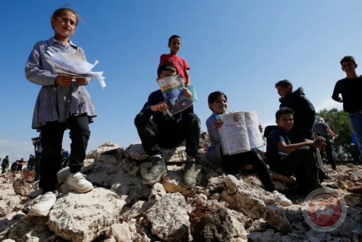 Dozens of schools in the West Bank are at risk of demolition