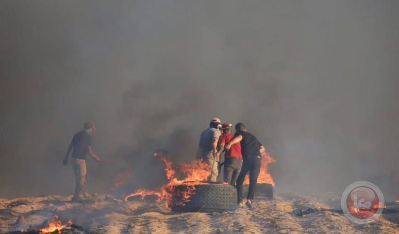 5 people were injured by the occupation forces in the eastern Gaza Strip