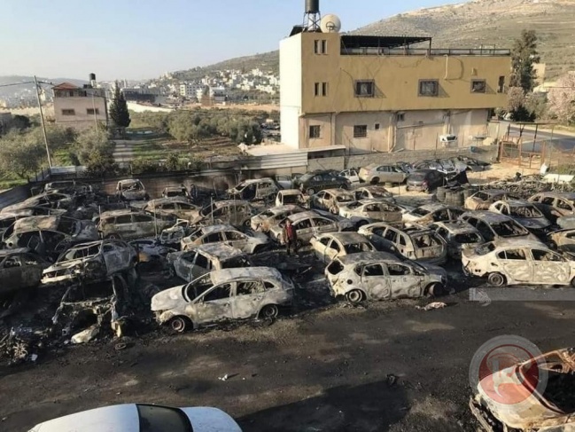 عنف المستوطنين في نابلس