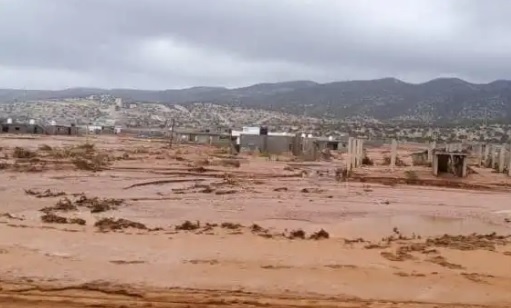 اختفاء قرية جديدة في ليبيا بسبب العاصفة