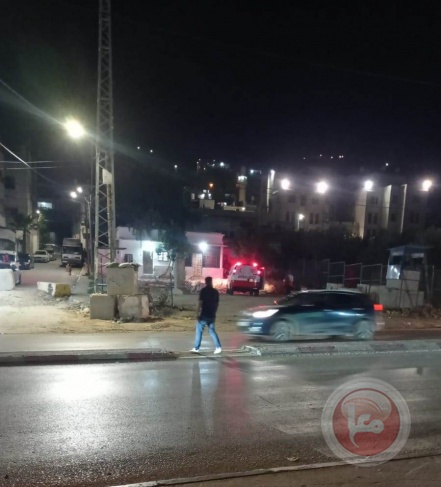 The occupation assaults a young man in Huwwara