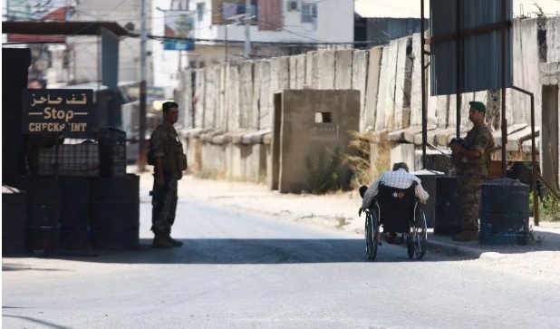 Palestinian security forces deploy in Ain al-Hilweh camp