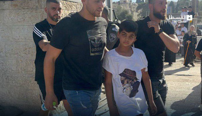 انتشار لقوات الاحتلال في باب العامود واعتقال 5 فتية