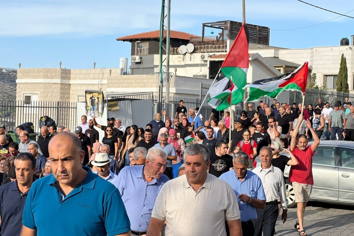 Commemorating the martyrs of “The Gift of Jerusalem and Al-Aqsa”  The 23rd marched in Sakhnin