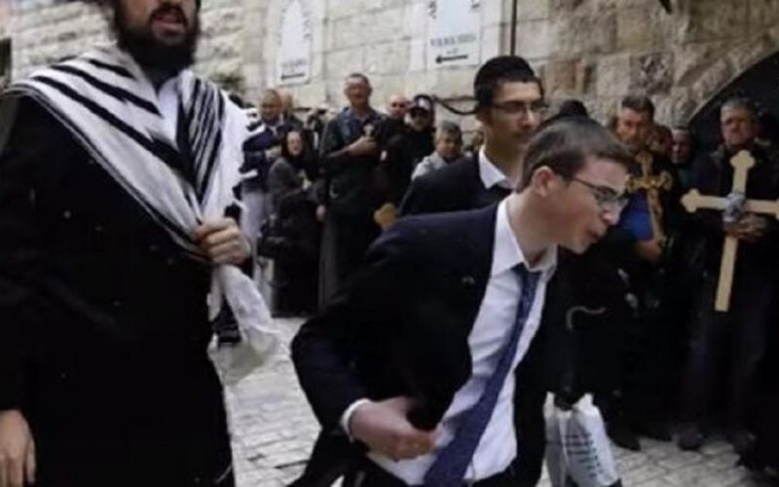 Settlers spit on churches in Jerusalem
