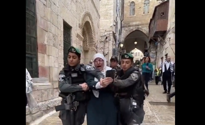 Destruction and sabotage - the arrest of the Jerusalemite woman, Hanadi Al-Halwani