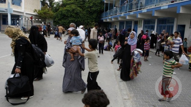 The number of displaced people in UNRWA schools  It crossed the threshold of 137 thousand