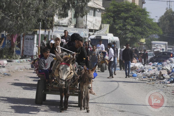 “UNRWA”: About one million were displaced in the first week of the aggression on the Gaza Strip