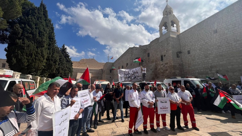 Protests and marches in the West Bank