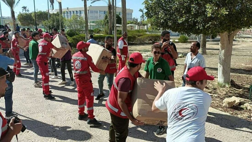 Red Crescent: We received 4,760 aid trucks through the Rafah crossing from October 21 to December 22.
