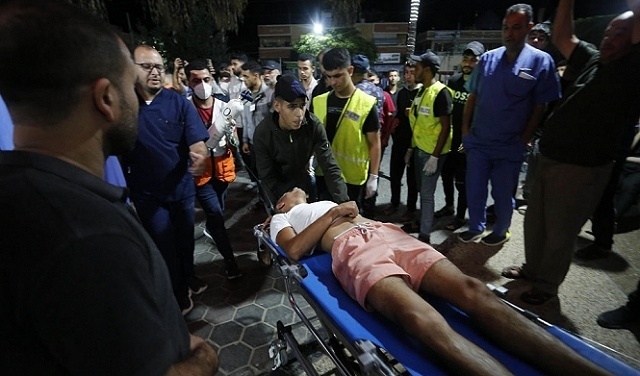 Dozens of martyrs and wounded in the ongoing Israeli bombing of the Gaza Strip tonight