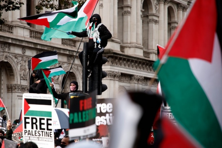 روما تشهد مسيرة لدعم فلسطين