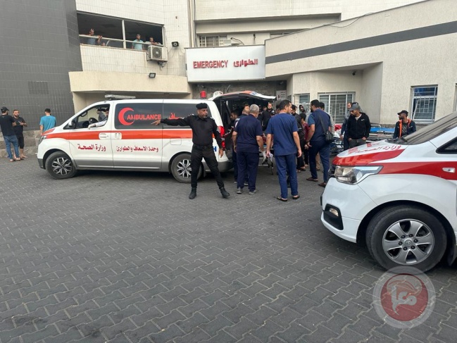 21 wounded were evacuated from Nasser Complex in Khan Yunis