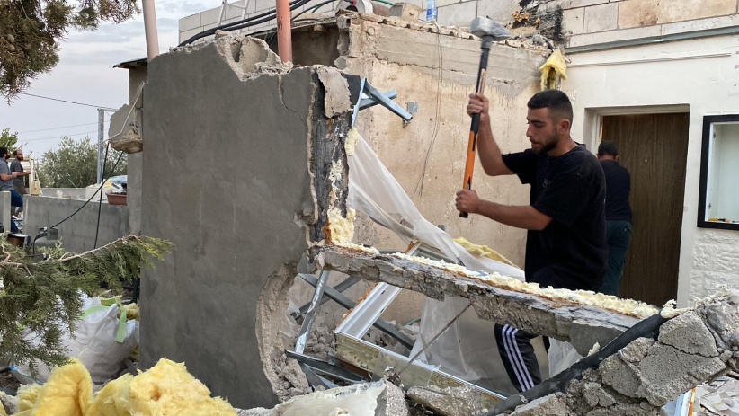 The Nassar and Bakirat families continue to demolish their homes in Jerusalem