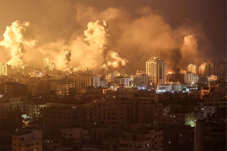 The bombs dropped on the Gaza Strip exceeded 25 thousand tons