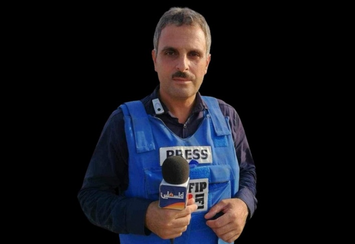 A Palestine TV correspondent and a number of his family members were martyred in Khan Yunis