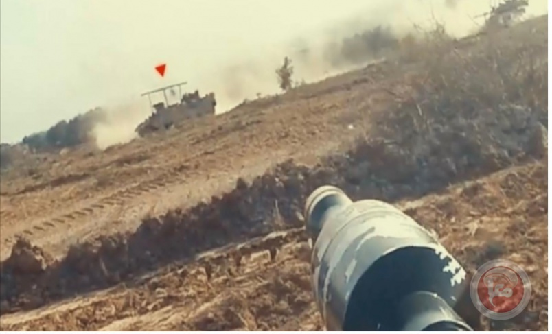 Al-Qassam: We destroyed an Israeli tank and armored personnel carrier
