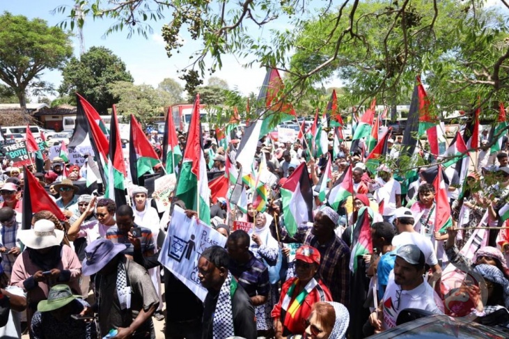 زيمبابوي: تظاهرة جماهيرية رفضا لحرب الإبادة الجماعية بغزة