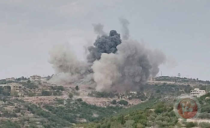Exchange bombing between Israel and Hezbollah