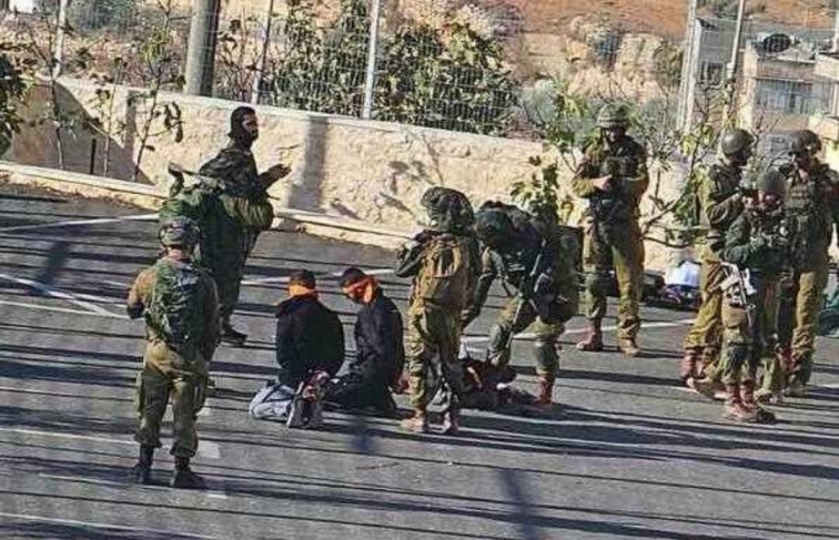 الاحتلال يفرض منع التجوال في حوسان ويجمع الشبان بمنطقة محددة
