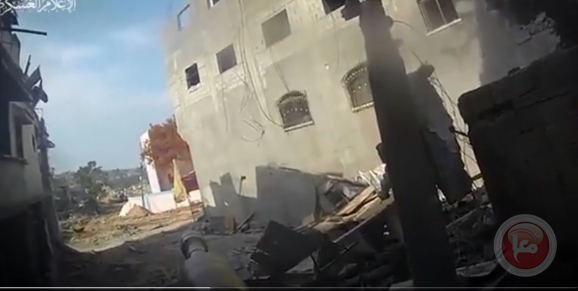 Scenes of Al-Qassam members targeting Israeli soldiers in Beit Hanoun (video)