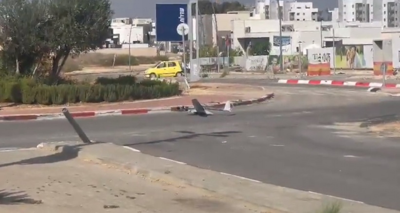 The occupation announces the crash of one of its drones in Sderot