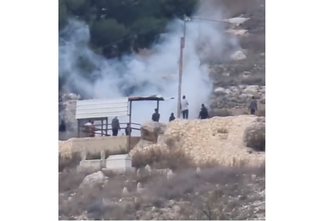 A child was injured in confrontations with occupation forces and settlers in Burqa