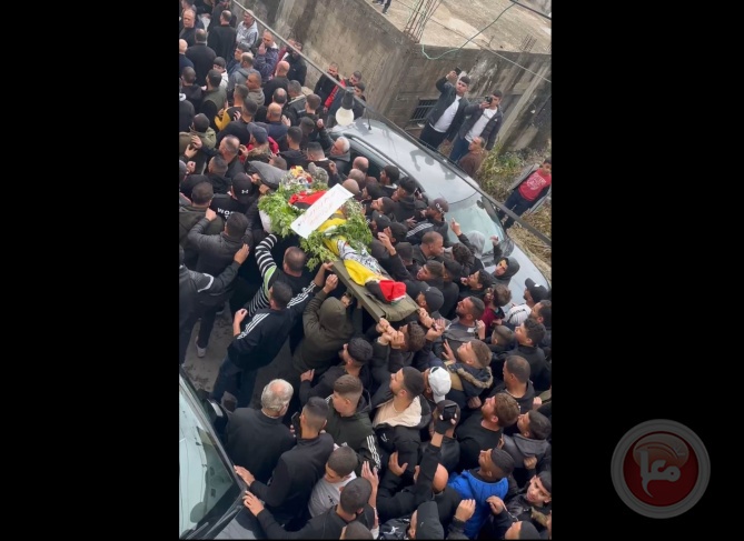 The funeral of the two martyrs of Ramallah