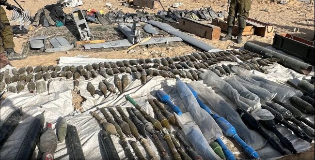 The occupation army: We found the largest stockpile of explosive devices in Gaza