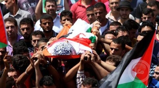 The funeral of two martyrs in Tubas