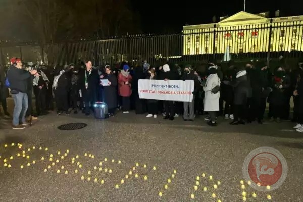 واشنطن: موظفون حكوميون يتظاهرون لوقف العدوان الإسرائيلي على غزة 