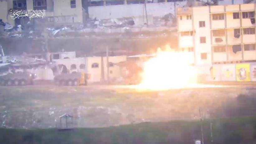 Al-Qassam Brigades destroy 5 tanks in Jabalia with Israeli missiles