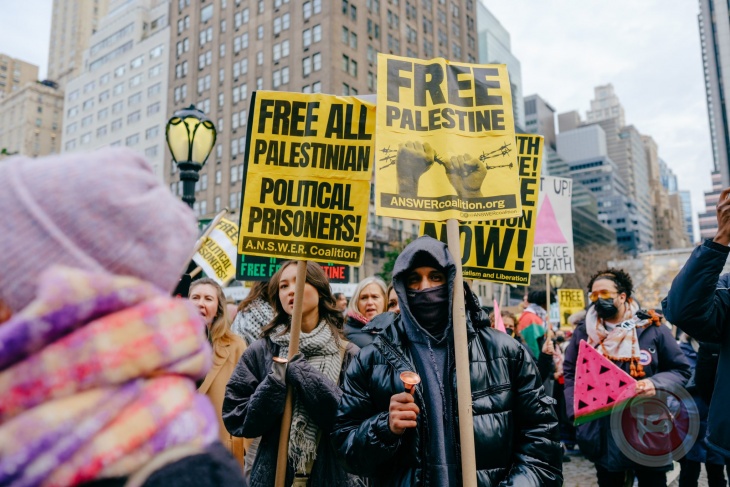Demonstrations in the United States demanding an end to military support for Israel
