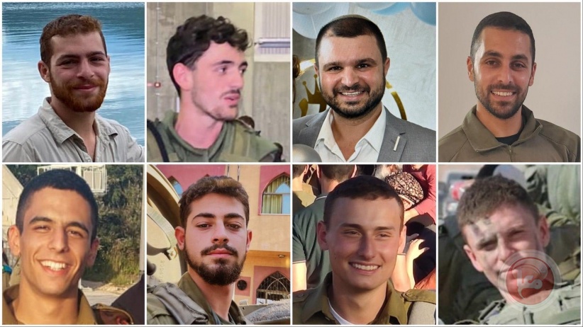 The occupation army announces the killing of 8 officers and soldiers in the Gaza battles